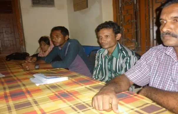 Community meeting in Morrelgonj